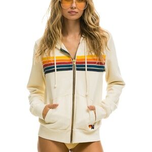 Aviator Nation Cream Hoodie